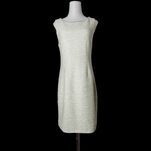 🍏 vintage light green crew neck sleeveless formal dress by ASOBIO